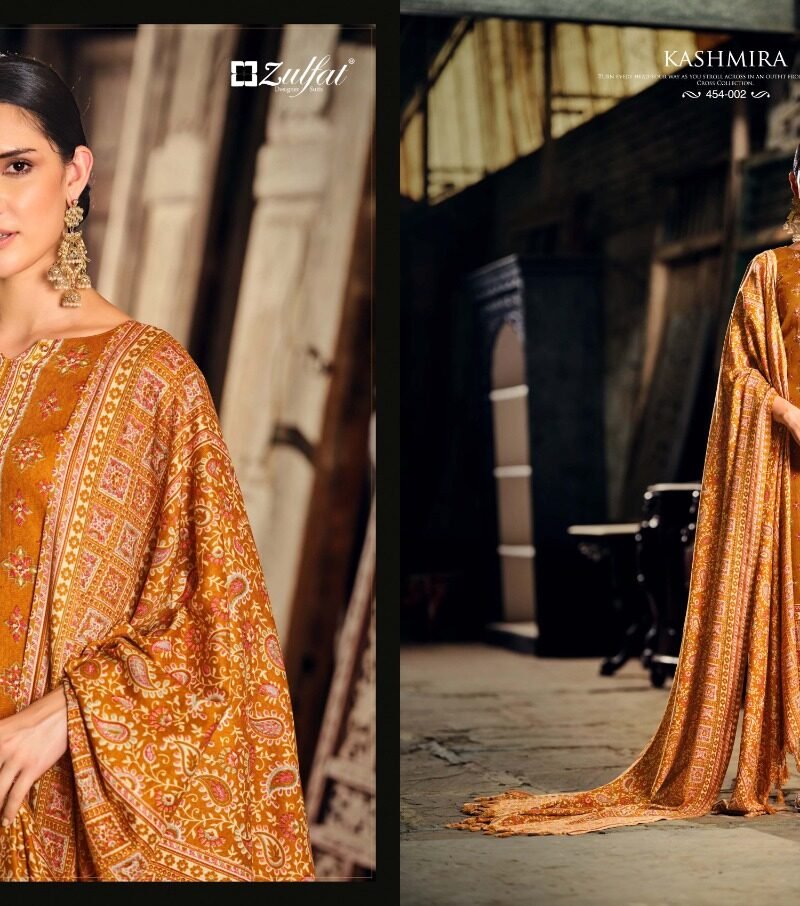 Kashmira Zulfat Designer Suits Pashmina Suits Wholesale Online
