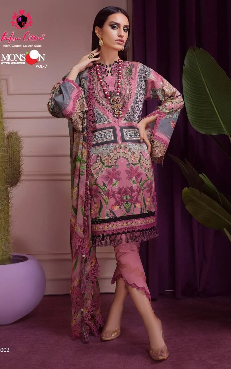 Monsoon Cotton Collection Vol 7 Nafisa Cotton