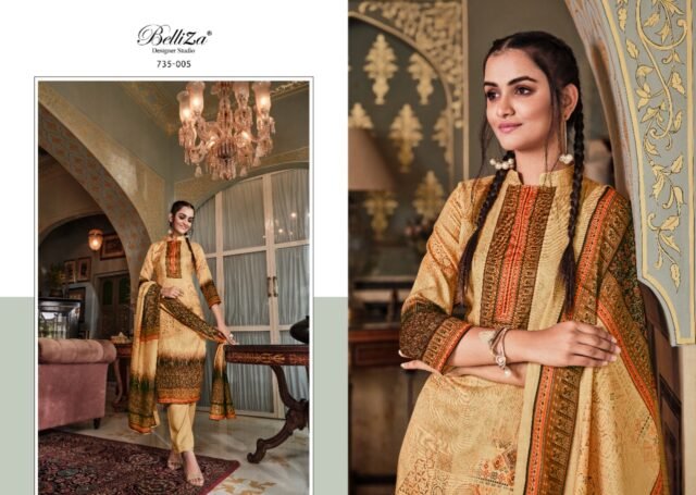 Nisarg by Belliza Pashmina Suits Wholesale Online