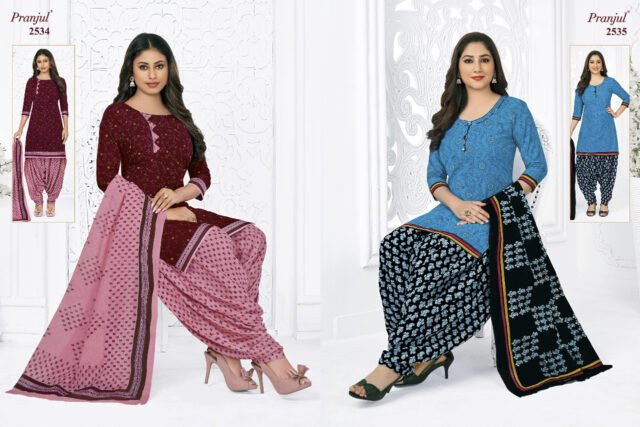 Pranjul Priyanshi Vol 25 Wholesale Cotton Dress Material