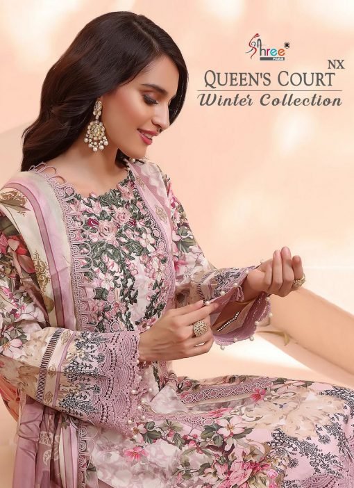 Queen’s Court Winter Collection Nx Pashmina Suits Wholesale Online