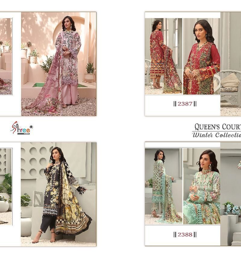 Queen’s Court Winter Collection Nx Pashmina Suits Wholesale Online