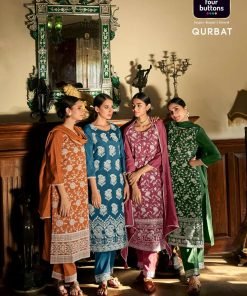 Qurbat Four Buttons Lakhnavi Readymade Collection