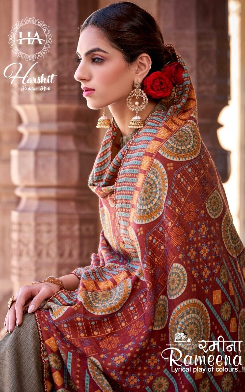 Rameena Harshit Fashion Pashmina Suits Wholesale Online