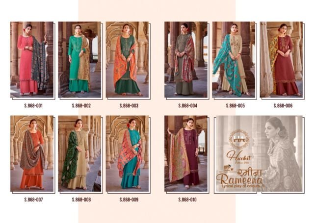 Rameena Harshit Fashion Pashmina Suits Wholesale Online