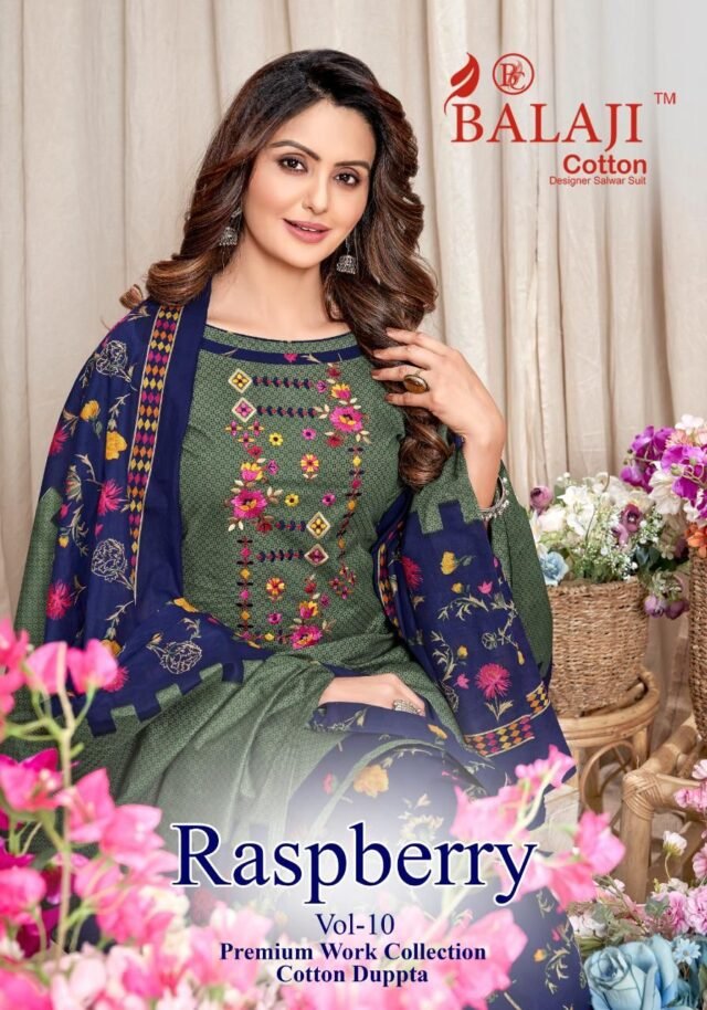 Raspberry Vol 10 Balaji Cotton Wholesale Cotton Dress Material