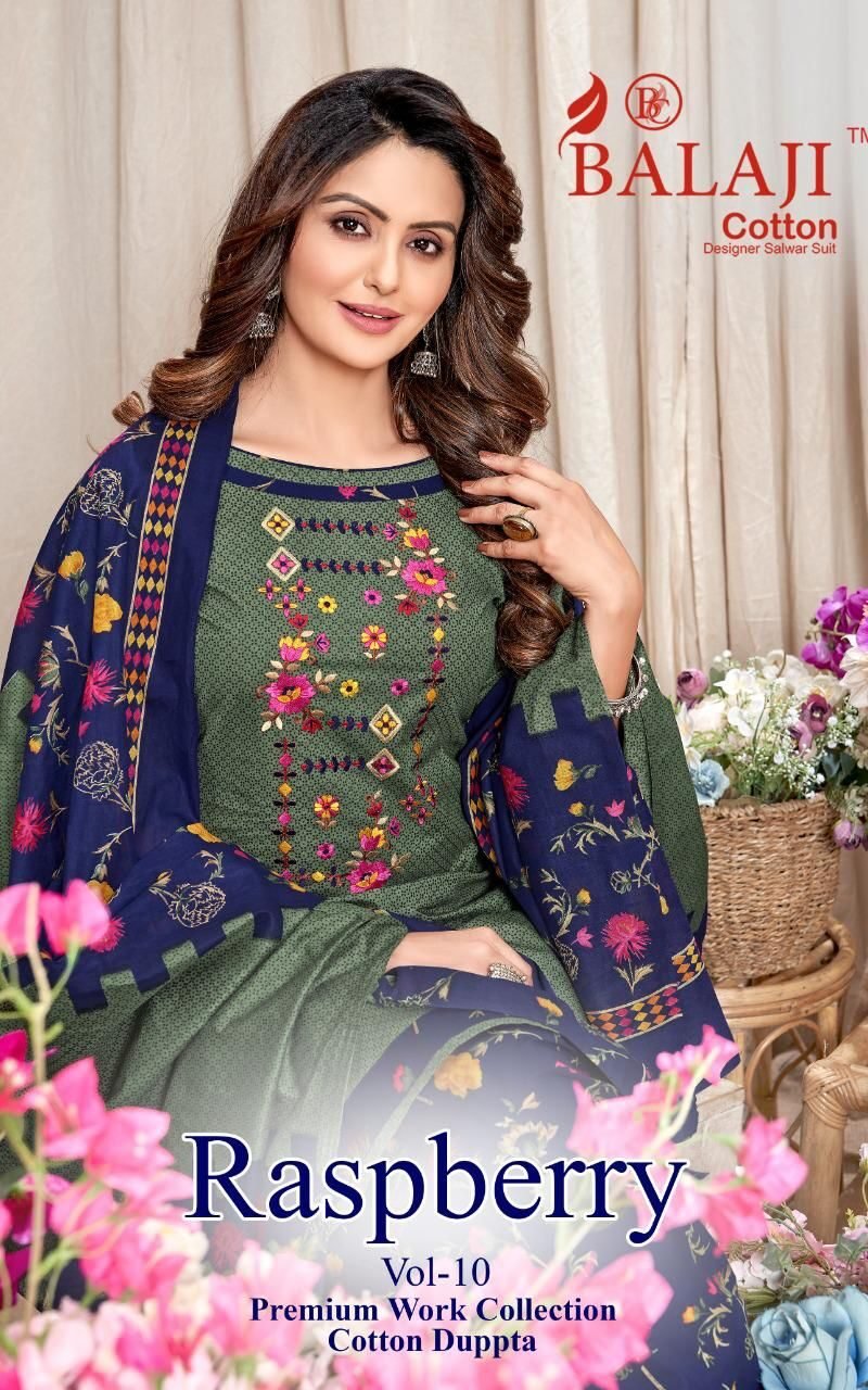 Raspberry Vol 10 Balaji Cotton Wholesale Cotton Dress Material