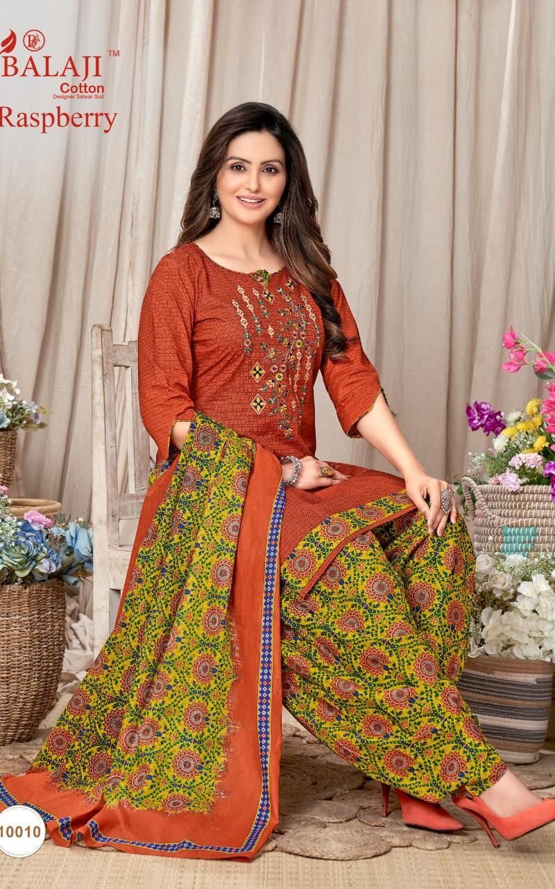Raspberry Vol 10 Balaji Cotton Wholesale Cotton Dress Material