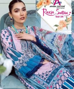 Razia Sultan Vol 34 Apana Cotton Dress Material Surat