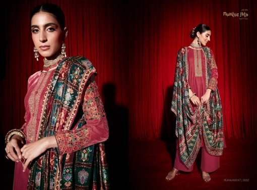 Ruhaaniyat Velvet Mumtaz Art Pashmina Suits Wholesale Online