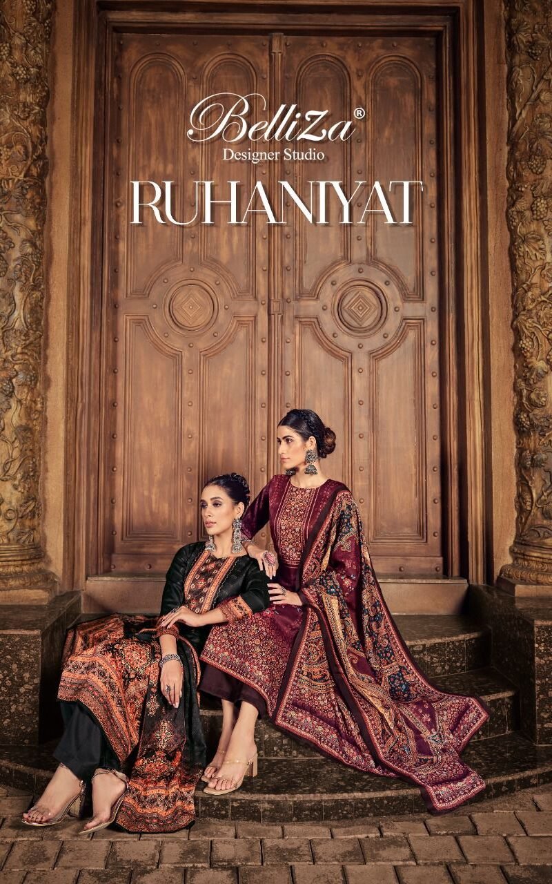 Ruhaniyat Belliza Designer Studio Pashmina Suits Wholesale Online