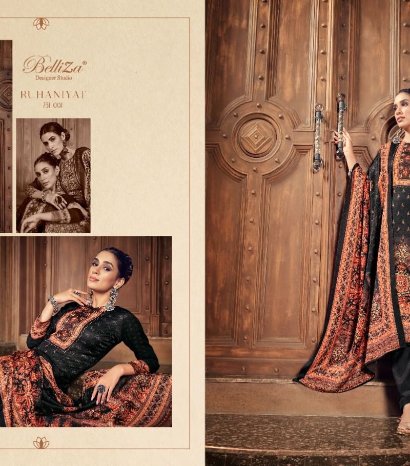 Ruhaniyat Belliza Designer Studio Pashmina Suits Wholesale Online