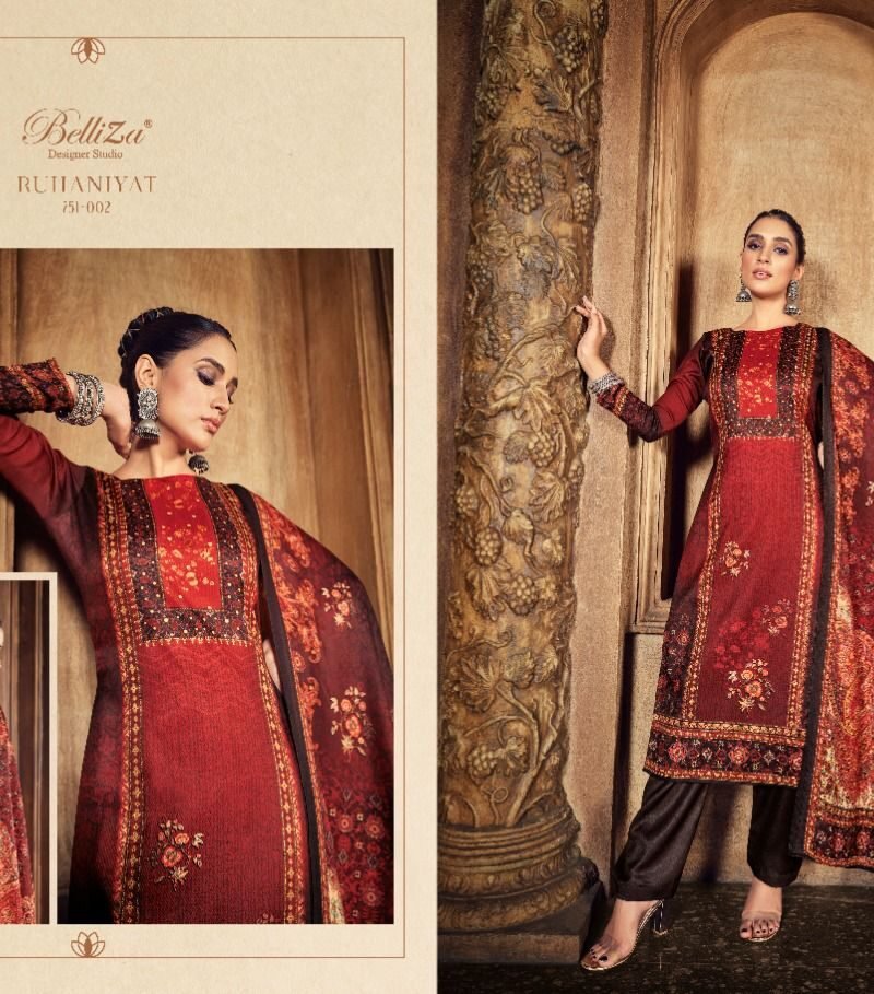 Ruhaniyat Belliza Designer Studio Pashmina Suits Wholesale Online