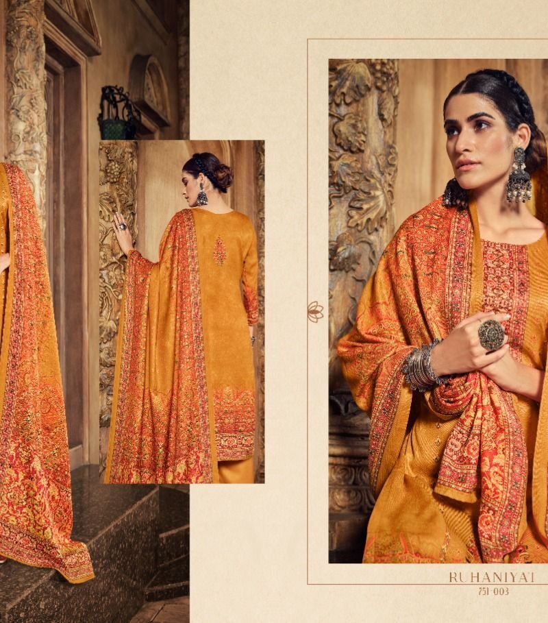 Ruhaniyat Belliza Designer Studio Pashmina Suits Wholesale Online
