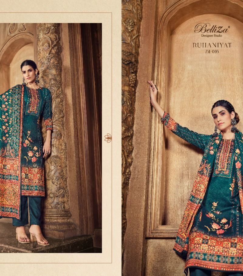 Ruhaniyat Belliza Designer Studio Pashmina Suits Wholesale Online