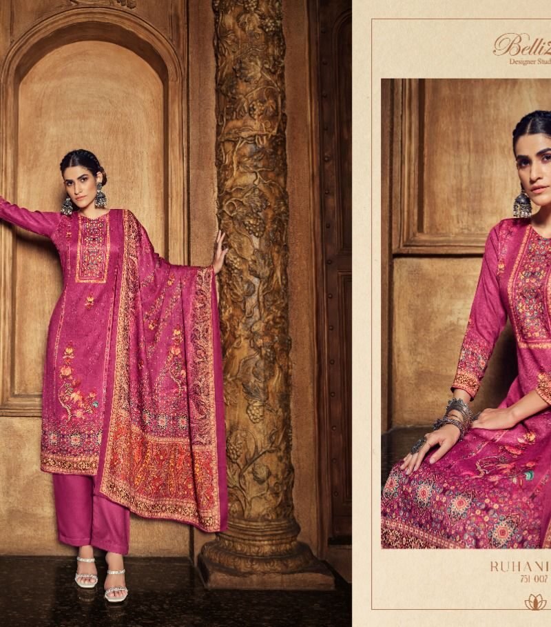 Ruhaniyat Belliza Designer Studio Pashmina Suits Wholesale Online