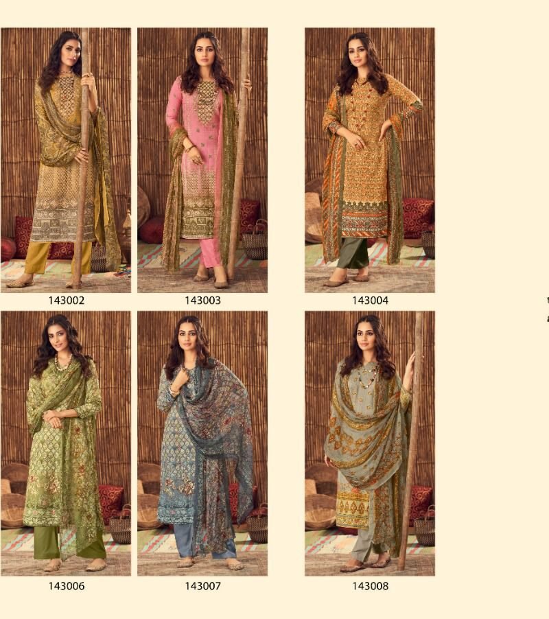 Sahin Kesar Pashmina Suits Wholesale Online