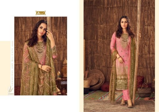Sahin Kesar Pashmina Suits Wholesale Online