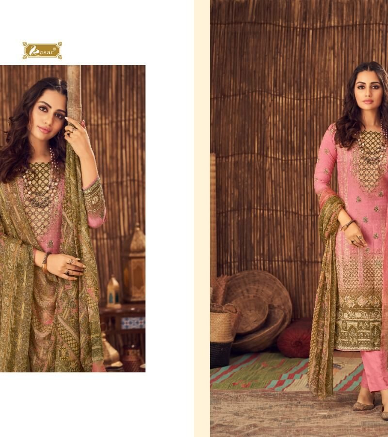 Sahin Kesar Pashmina Suits Wholesale Online