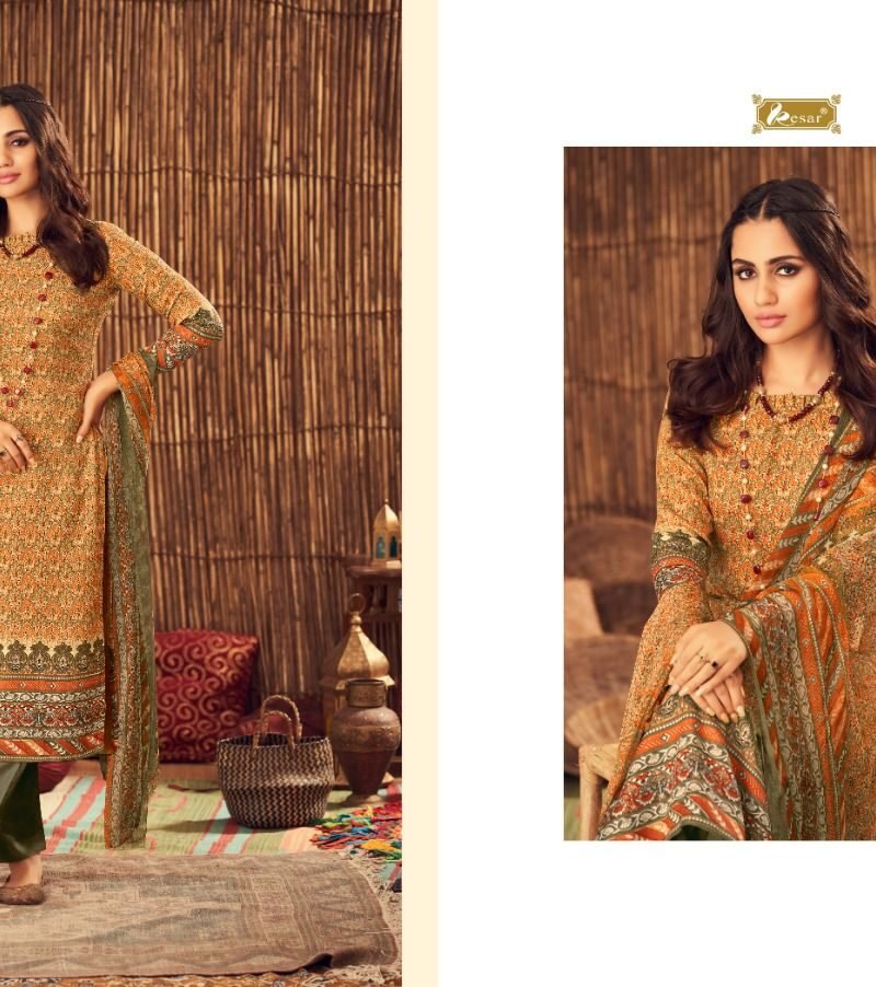 Sahin Kesar Pashmina Suits Wholesale Online