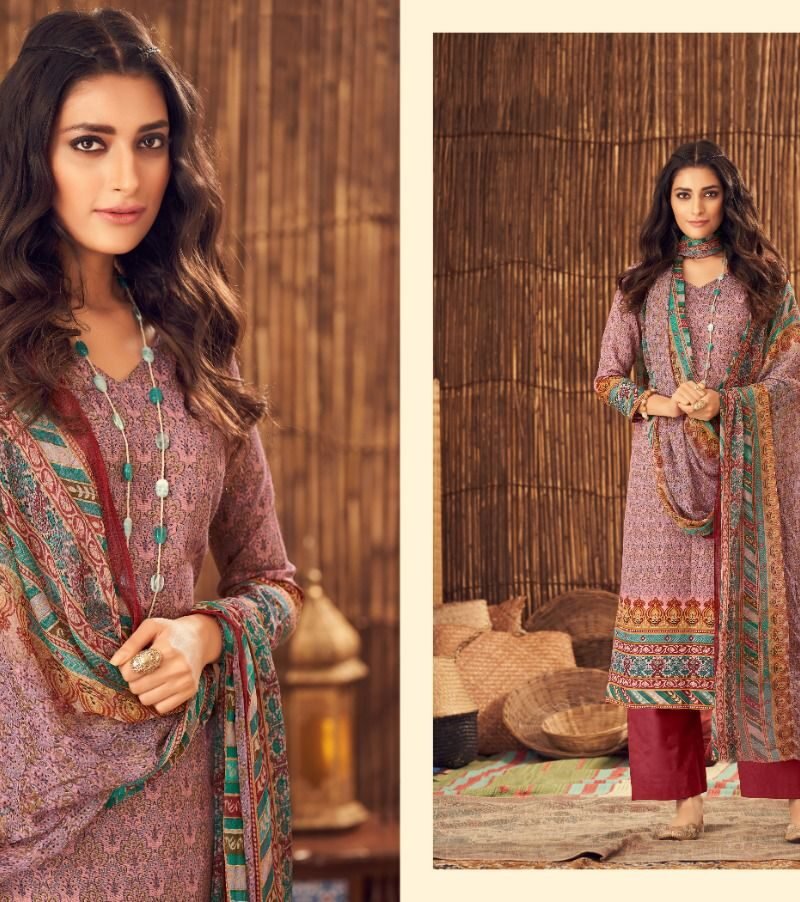 Sahin Kesar Pashmina Suits Wholesale Online