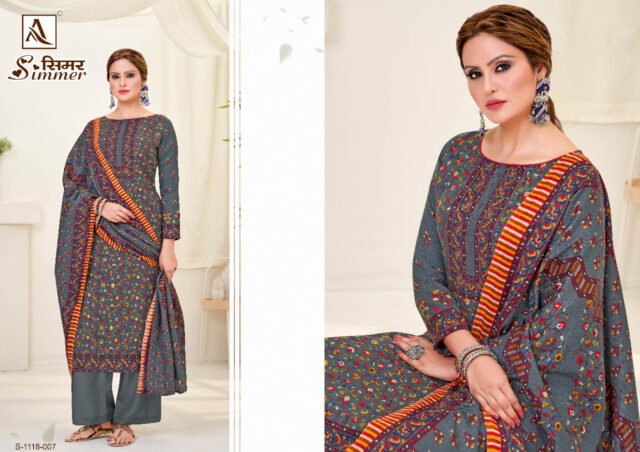 Simmer Alok Suit Pashmina Suits Wholesale Online