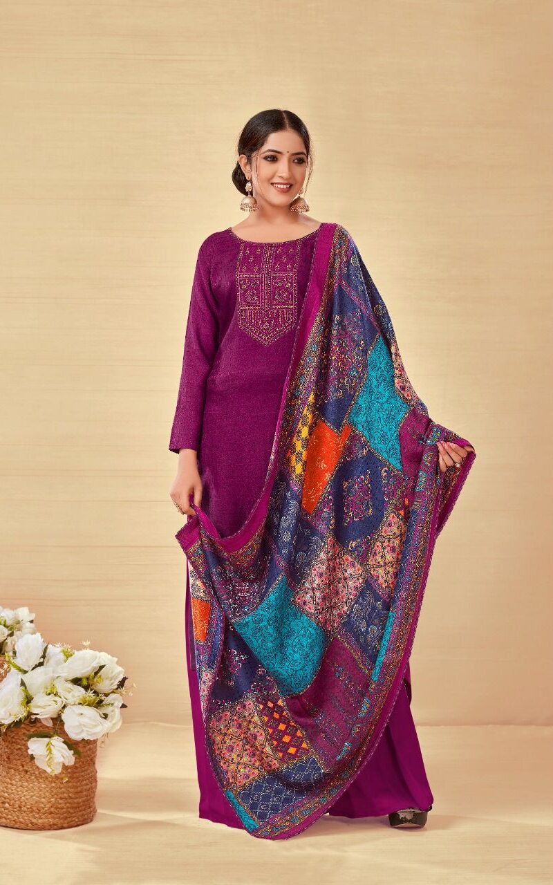 Tanvi Roli Moli Creation Pashmina Suits Wholesale Online