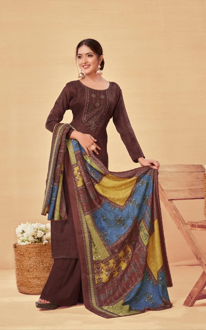 Tanvi Roli Moli Creation Pashmina Suits Wholesale Online