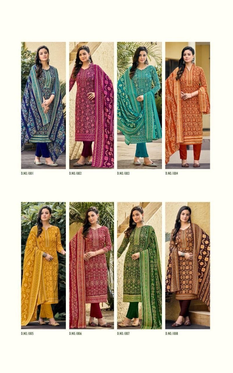 Urvika Roli Moli Creation Pashmina Suits Wholesale Online