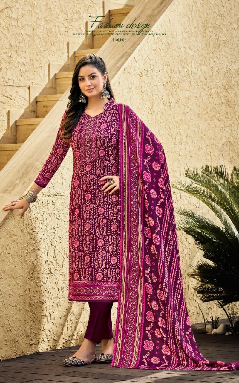 Urvika Roli Moli Creation Pashmina Suits Wholesale Online