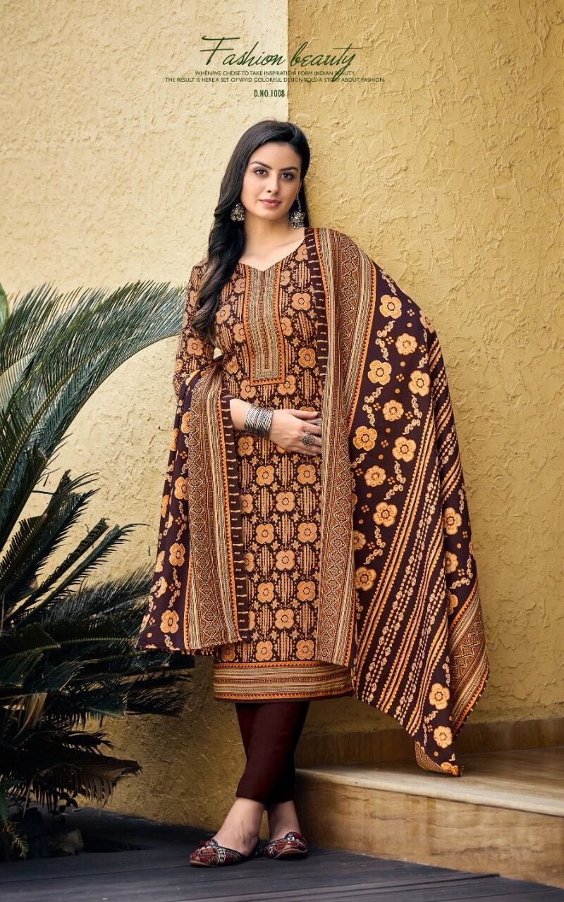 Urvika Roli Moli Creation Pashmina Suits Wholesale Online