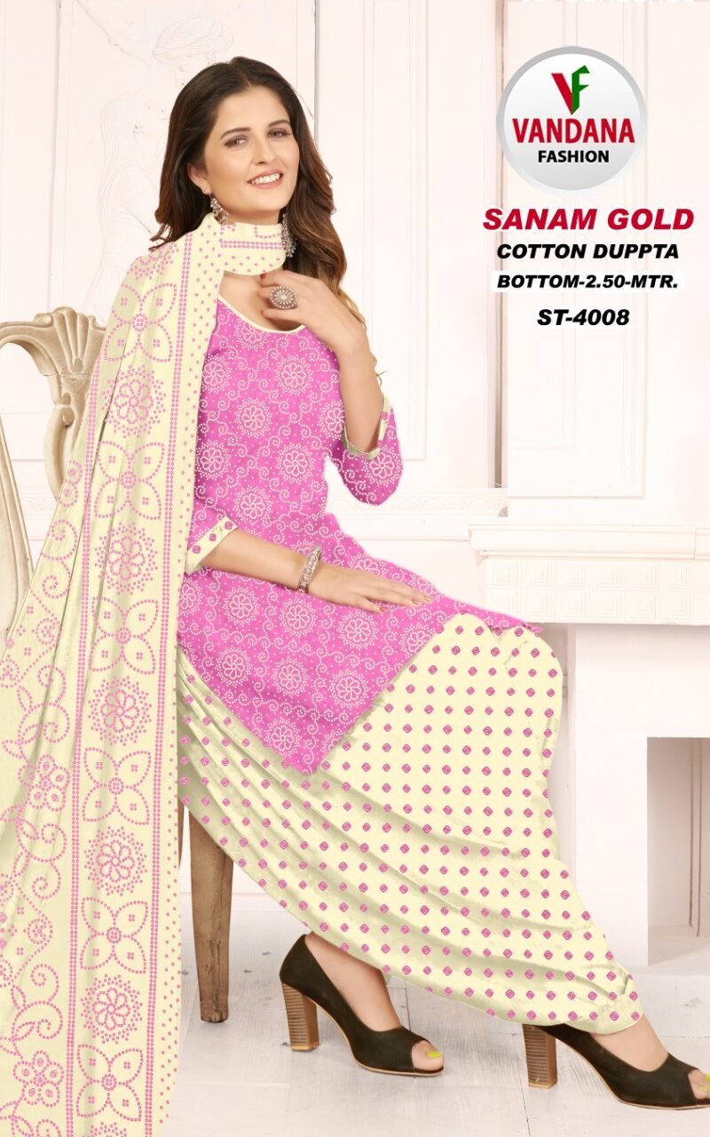 Vandana Sanam Gold Vol 4 Wholesale Cotton Dress Material