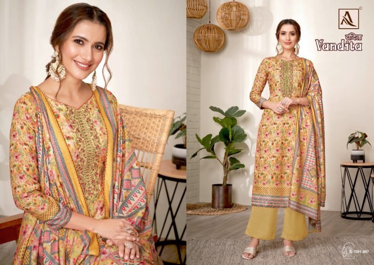 Vandita Alok Suit Pashmina Suits Wholesale Online