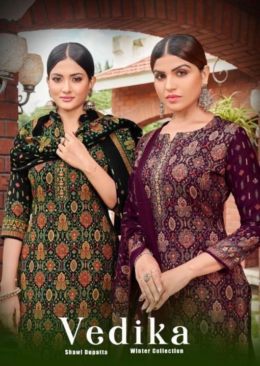Vedika Tulsi Fashion Pashmina Suits Wholesale Online