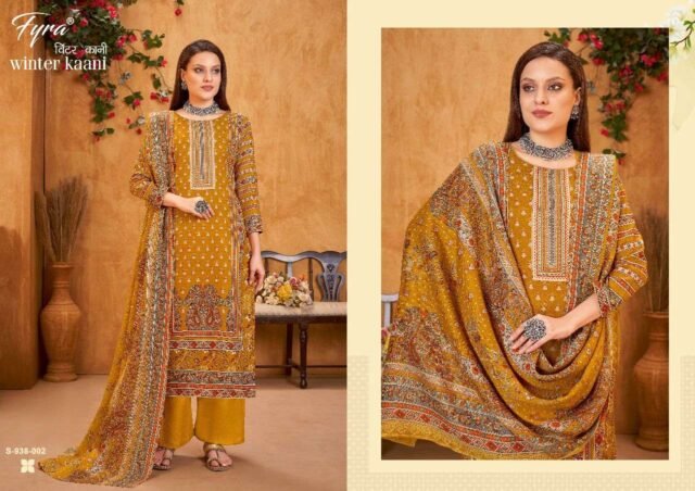 Winter Kaani Fyra Designing Pashmina Suits Wholesale Online