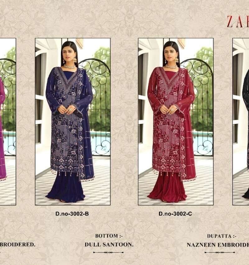 Zarqash Z - 3002 Pakistani Salwar Suits