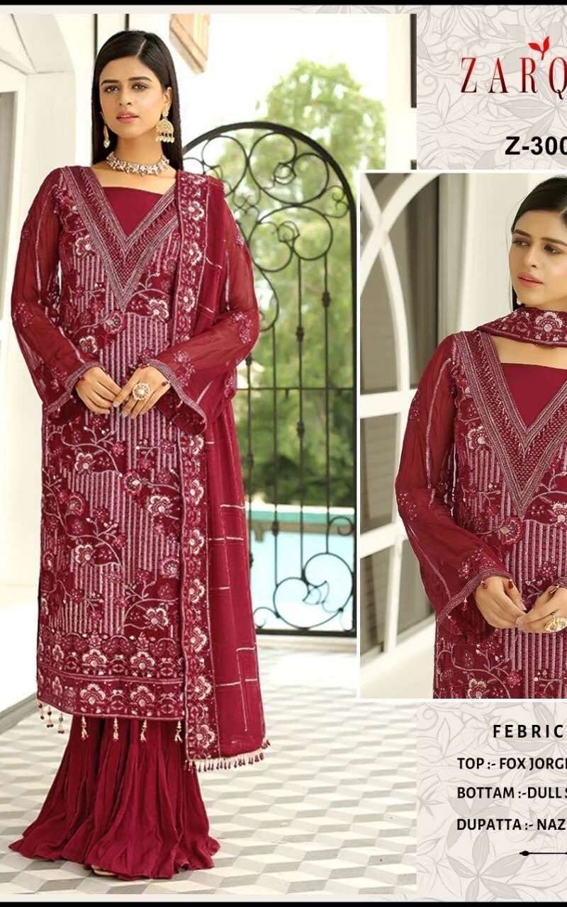 Zarqash Z - 3002 Pakistani Salwar Suits