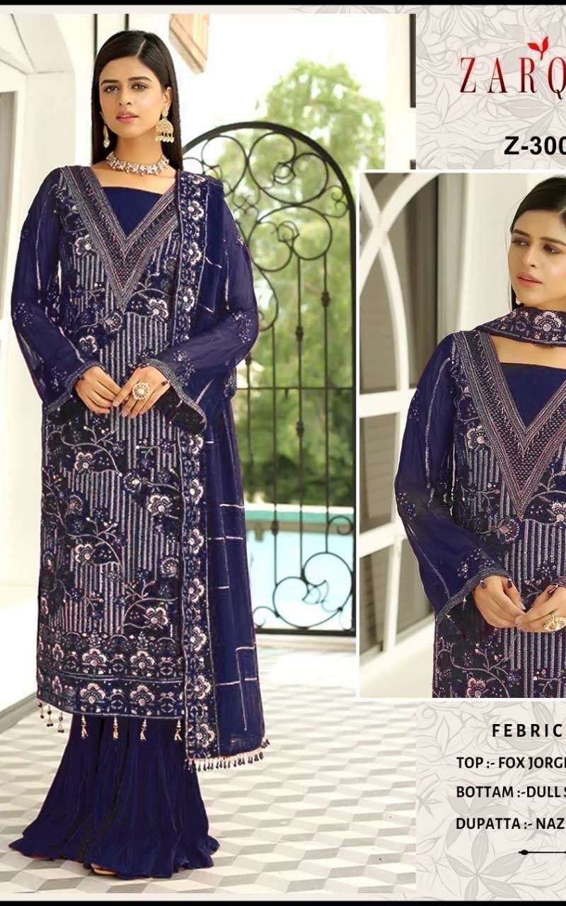 Zarqash Z - 3002 Pakistani Salwar Suits