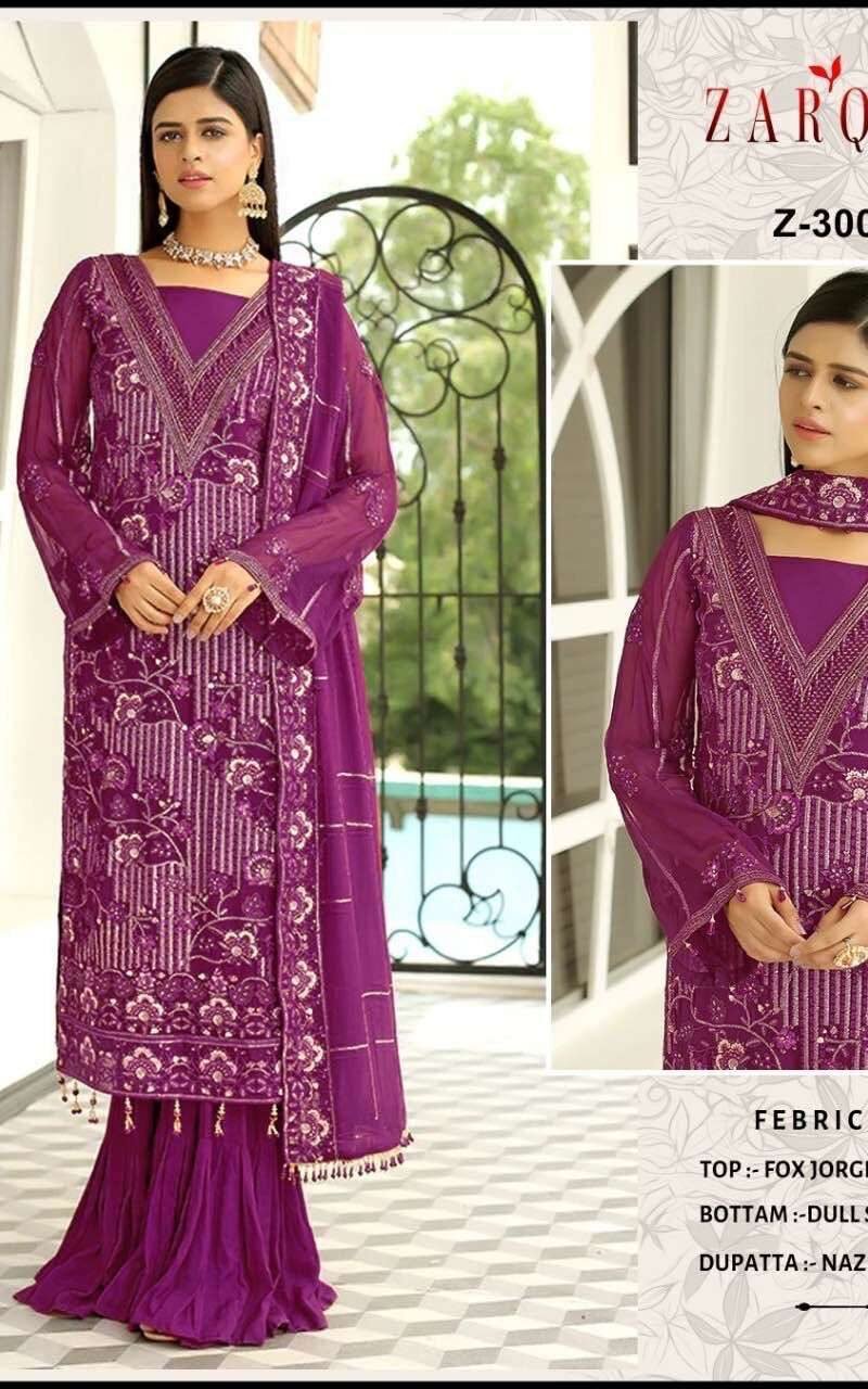 Zarqash Z - 3002 Pakistani Salwar Suits