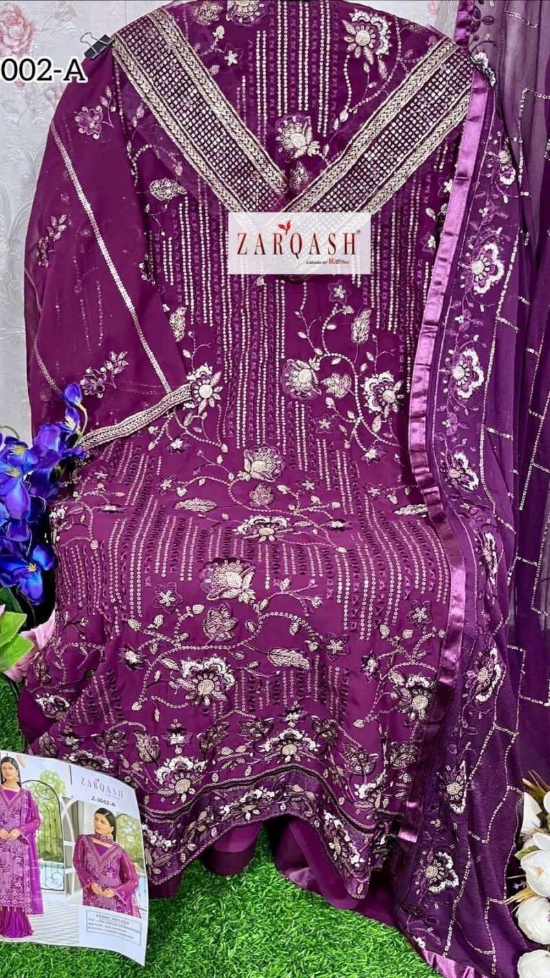 Zarqash Z - 3002 Pakistani Salwar Suits