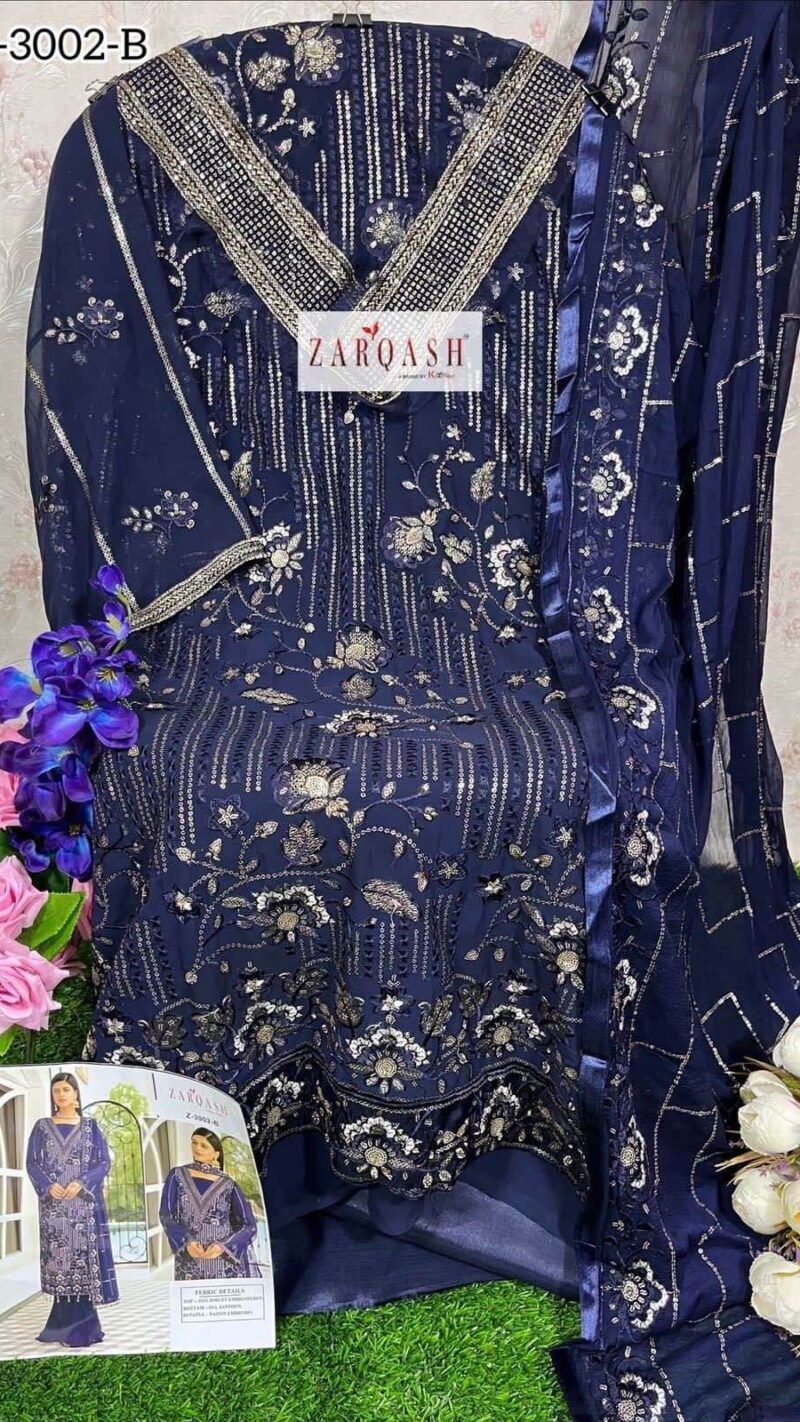 Zarqash Z - 3002 Pakistani Salwar Suits