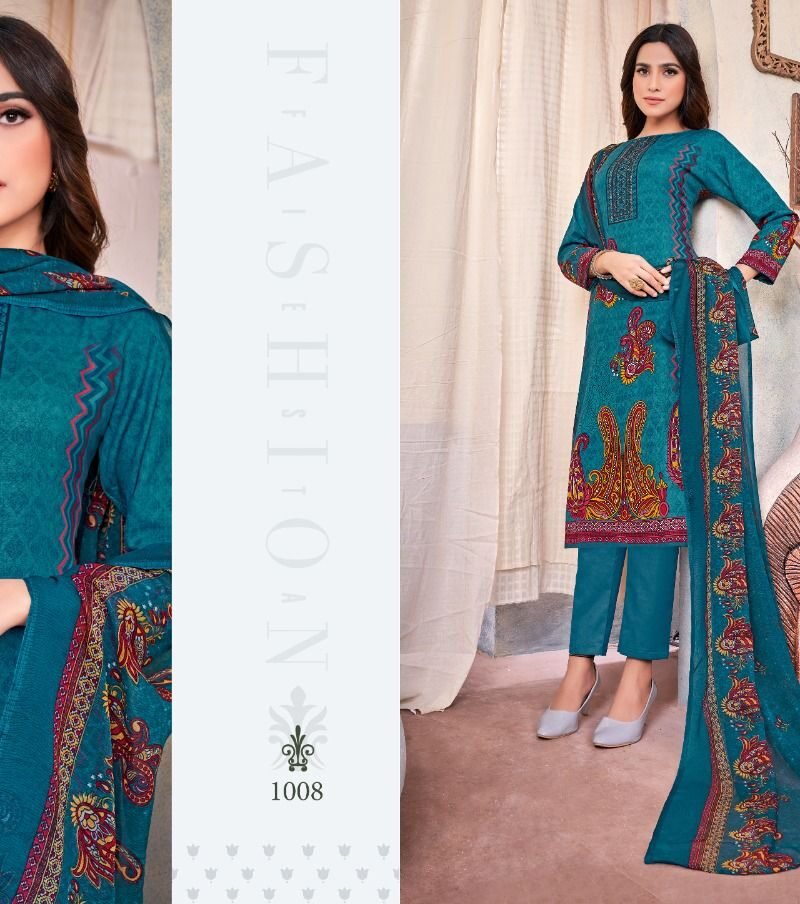 Aflatoon Nafisa Cotton Wholesale Cotton Dress Material