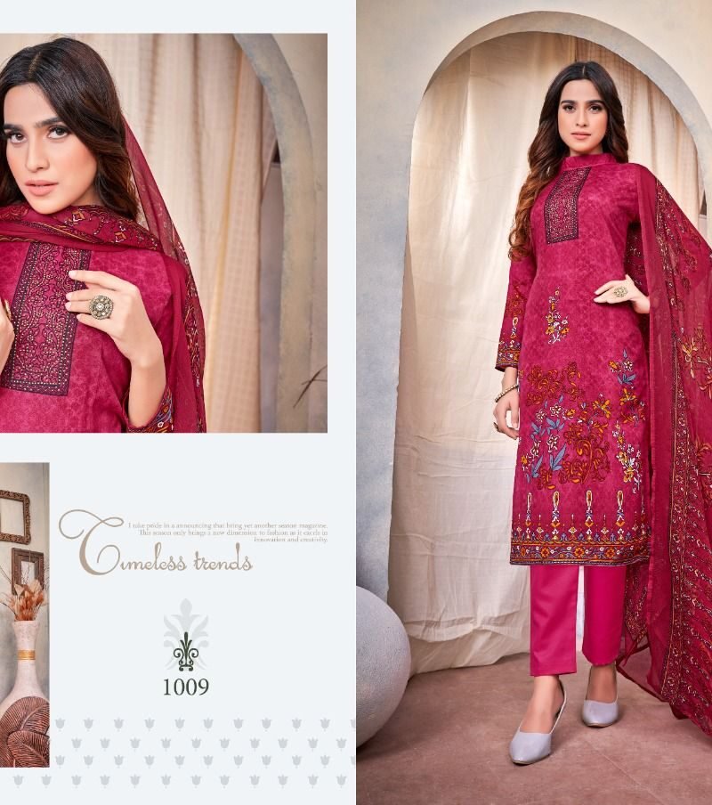 Aflatoon Nafisa Cotton Wholesale Cotton Dress Material