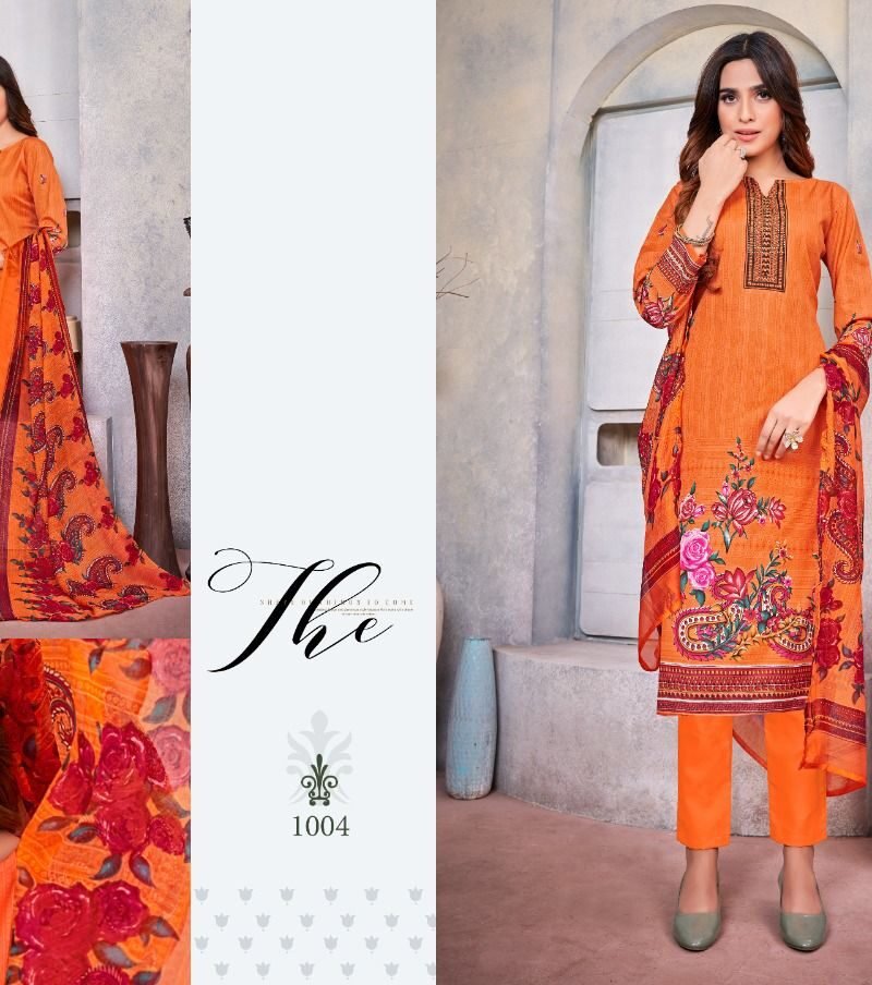Aflatoon Nafisa Cotton Wholesale Cotton Dress Material