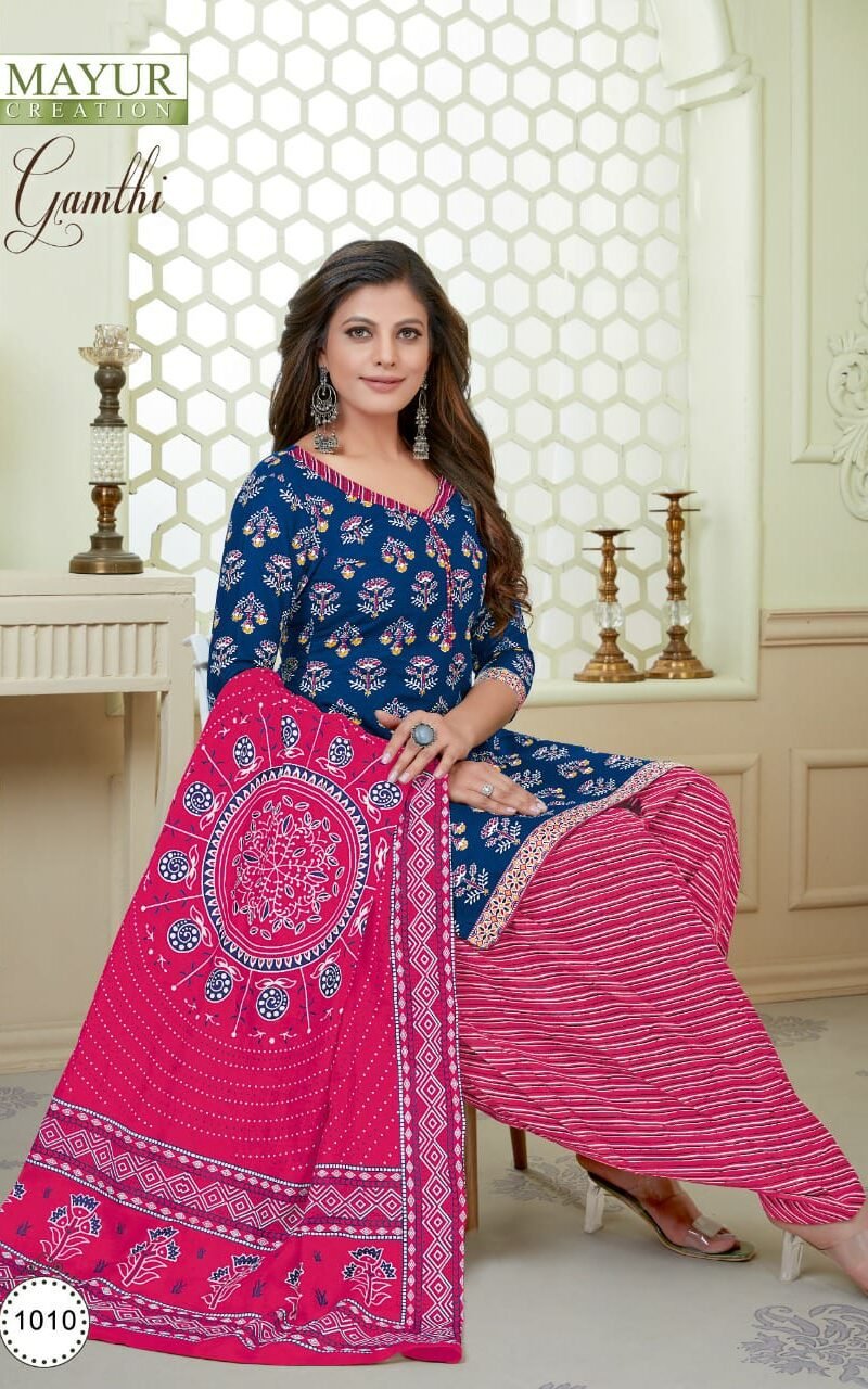 Akash Gamthi Vol 1 Wholesale Cotton Dress Material