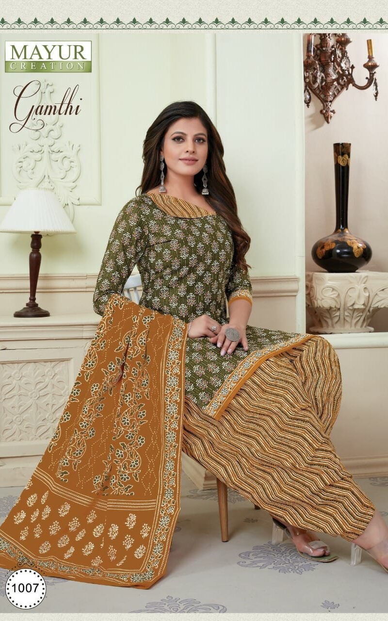 Akash Gamthi Vol 1 Wholesale Cotton Dress Material