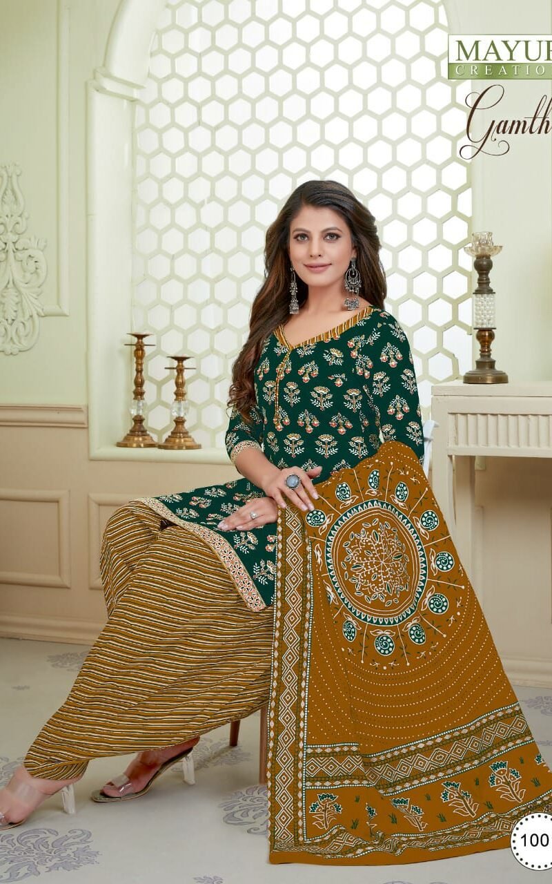 Akash Gamthi Vol 1 Wholesale Cotton Dress Material