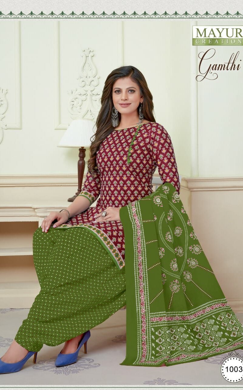 Akash Gamthi Vol 1 Wholesale Cotton Dress Material