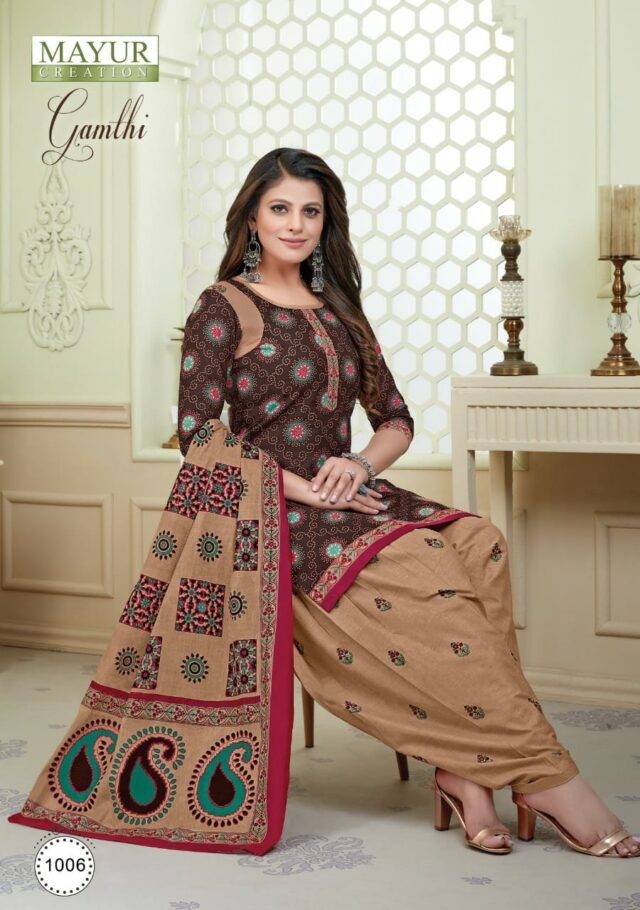 Akash Gamthi Vol 1 Wholesale Cotton Dress Material