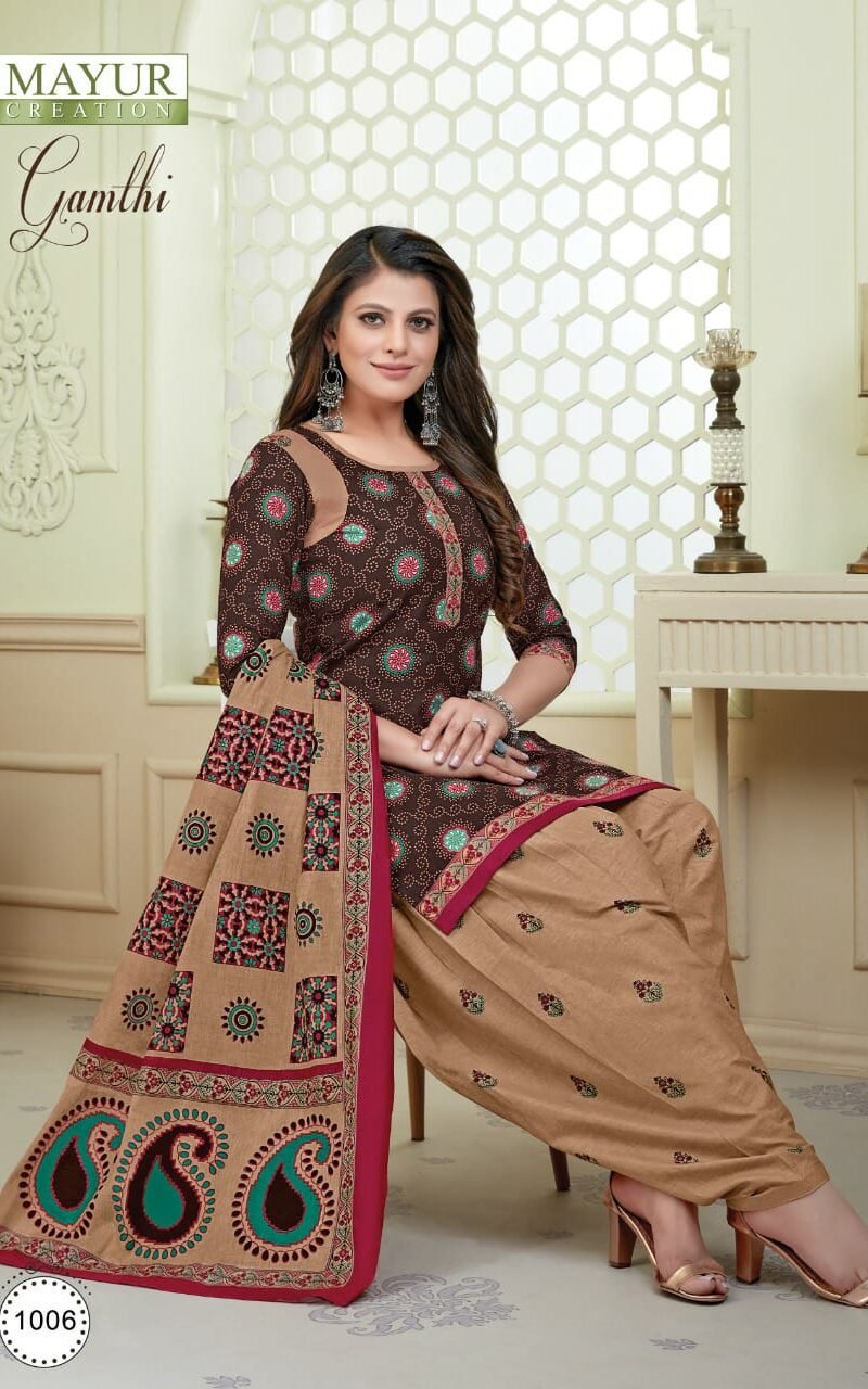 Akash Gamthi Vol 1 Wholesale Cotton Dress Material